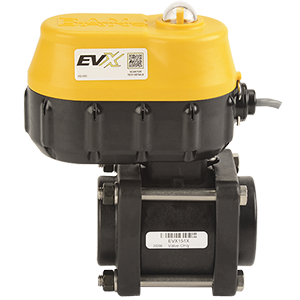 1 1/2-inch EVX FP NPT Bolted 4SEC 4W Regulating | EVXR151 | Banjo Corporation | Category-Valve, Connector Type-Female NPT, Material-Polypropylene