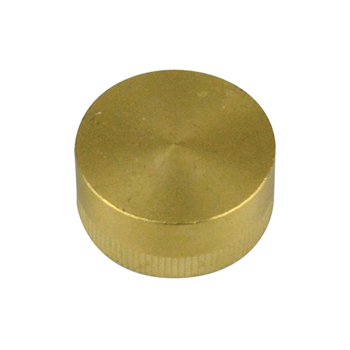 MACHINED BRASS CAP GHT | G0700B | Greenline Hose & Fittings | Category-Cap, Connector Type-Female NPT, Material-Brass