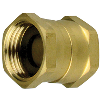 SWIVEL FEMALE COUPLING GHT | G0707BSW | Greenline Hose & Fittings | Category-Adapter, Connector Type-Female GHT, Material-Brass