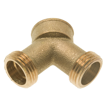Y COUPLINGS FORGED BRASS | G07Y77B | Greenline Hose & Fittings | Category-Tee, Connector Type-Female GHT, Connector Type-Male GHT
