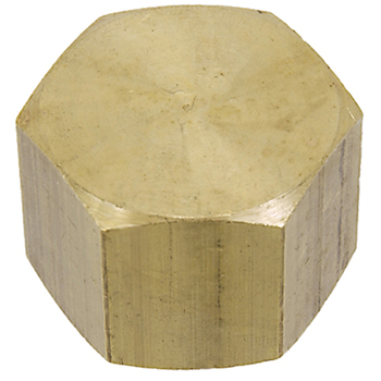 CAP 1/2-inch | G0800B-08 | Greenline Hose & Fittings | Category-Cap, Connector Type-Female NPT, Material-Brass