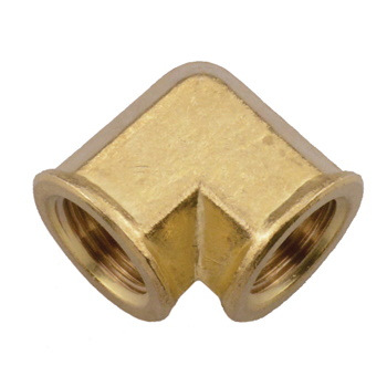 90 DEG FEMALE ELBOW 3/8-inch X 3/8-inch | G0898B-06-06 | Greenline Hose & Fittings | Category-Elbow, Connector Type-Male NPT, Material-Brass