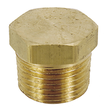 HEX HEAD PLUG 1/4-inch | G1600B-04 | Greenline Hose & Fittings | Category-Plug, Connector Type-Male NPT, Material-Brass