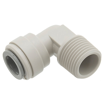 90 DEG SOLID MALE CONNECTORS 1/4-inch 1/4-inch | G6396-04-04 | Greenline Hose & Fittings | Category-Elbow, Connector Type-Female John Guest, Connector Type-Male NPT