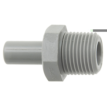 MALE NPT STEM ADAPTERS 1/4-inch 3/8-inch | G6616-04-06 | Greenline Hose & Fittings | Category-Adapter, Connector Type-Male John Guest, Connector Type-Male NPT