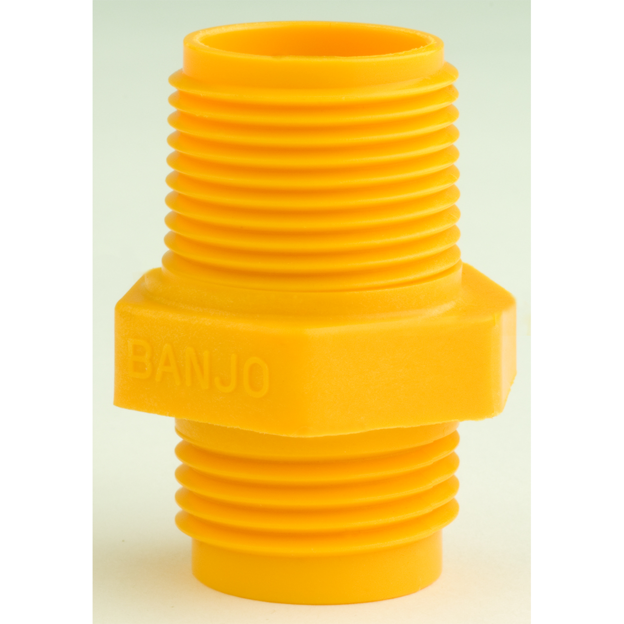 3/4-inch Male NPT X 3/4-inch Garden Hose Male Thread | GHMT075MPT | Banjo Corporation | Category-Adapter, Connector Type-Male GHT, Connector Type-Male NPT