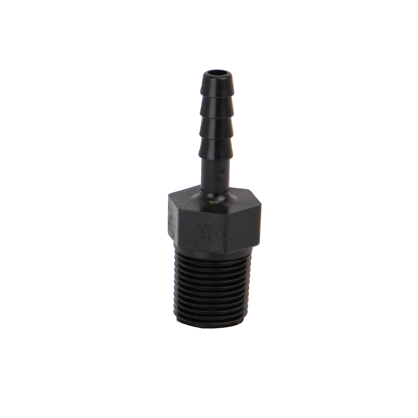 PP Adapter 3/8-inch MNPT X 3/8-inch HB | HB038 | Banjo Corporation | Category-Adapter, Connector Type-HB, Connector Type-Male NPT