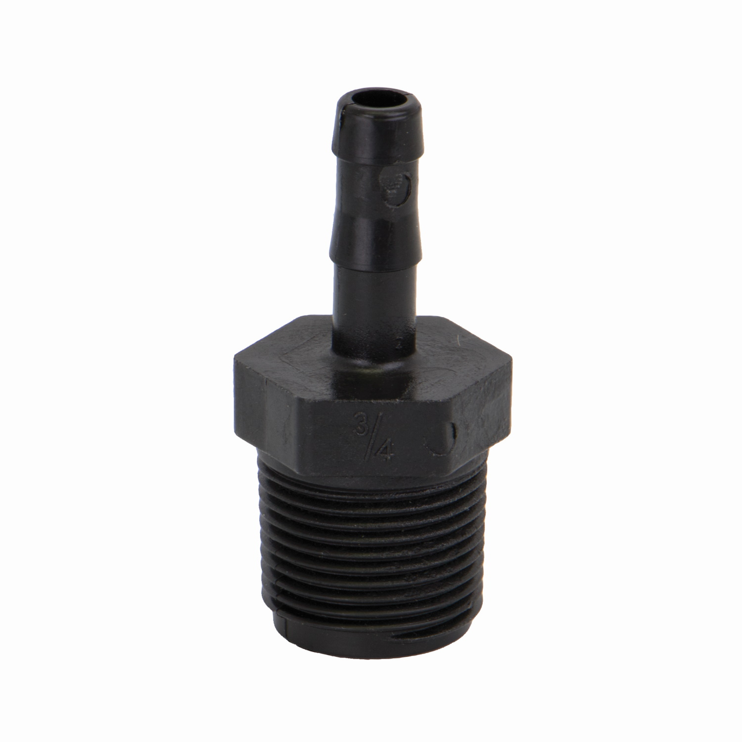 PP Adapter 3/4-inch MNPT X 3/8-inch HB | HB075-038 | Banjo Corporation | Category-Adapter, Connector Type-HB, Connector Type-Male NPT