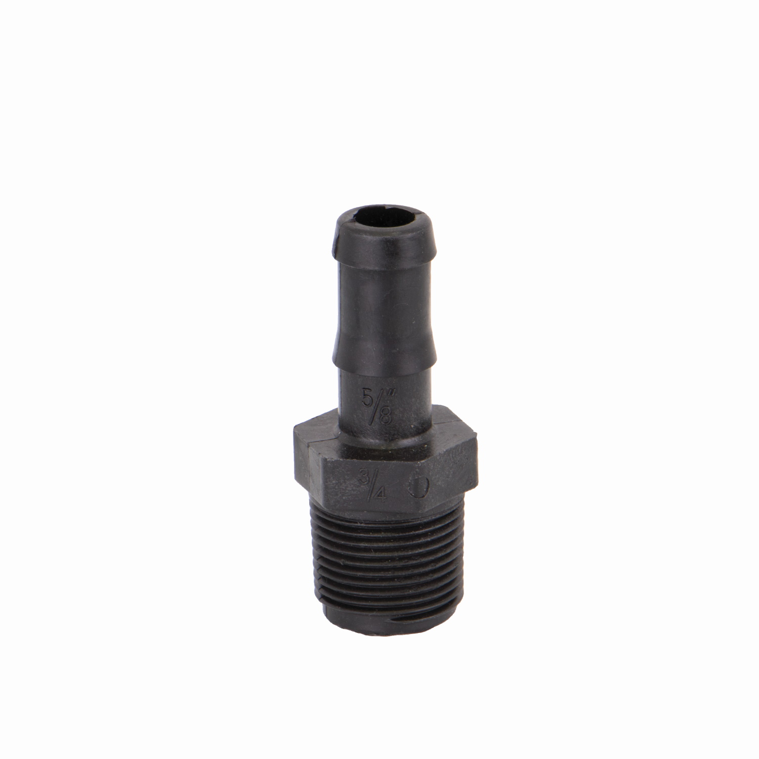 PP Adapter 3/4-inch MNPT X 5/8-inch HB | HB075-058 | Banjo Corporation | Category-Adapter, Connector Type-HB, Connector Type-Male NPT