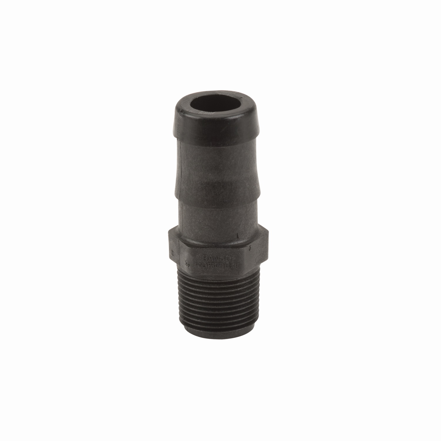 PP Adapter 3/4-inch MNPT X 1-inch HB | HB075-100 | Banjo Corporation | Category-Adapter, Connector Type-HB, Connector Type-Male NPT