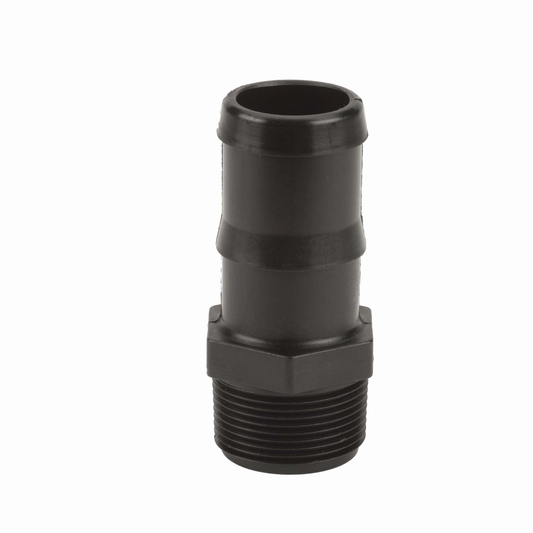 PP Adapter 1 1/4-inch MNPT X 1 1/2-inch HB | HB125-150 | Banjo Corporation | Category-Adapter, Connector Type-HB, Connector Type-Male NPT