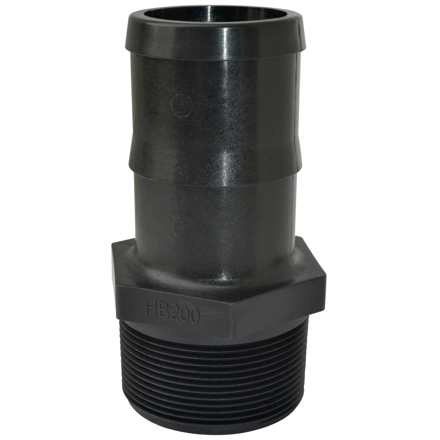 PP Adapter 1 1/4-inch MNPT X 1 1/4-inch HB | HB125 | TerreMax | Category-Adapter, Connector Type-HB, Connector Type-Male NPT