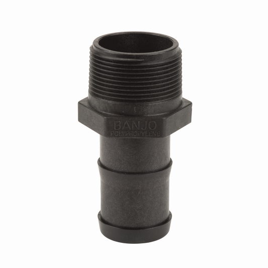 PP Adapter 1 1/2-inch MNPT X 1 1/2-inch HB | HB150 | Banjo Corporation | Category-Adapter, Connector Type-HB, Connector Type-Male NPT
