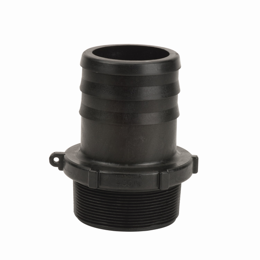 PP Adapter 4-inch MNPT X 4-inch HB | HB400 | Banjo Corporation | Category-Adapter, Connector Type-HB, Connector Type-Male NPT