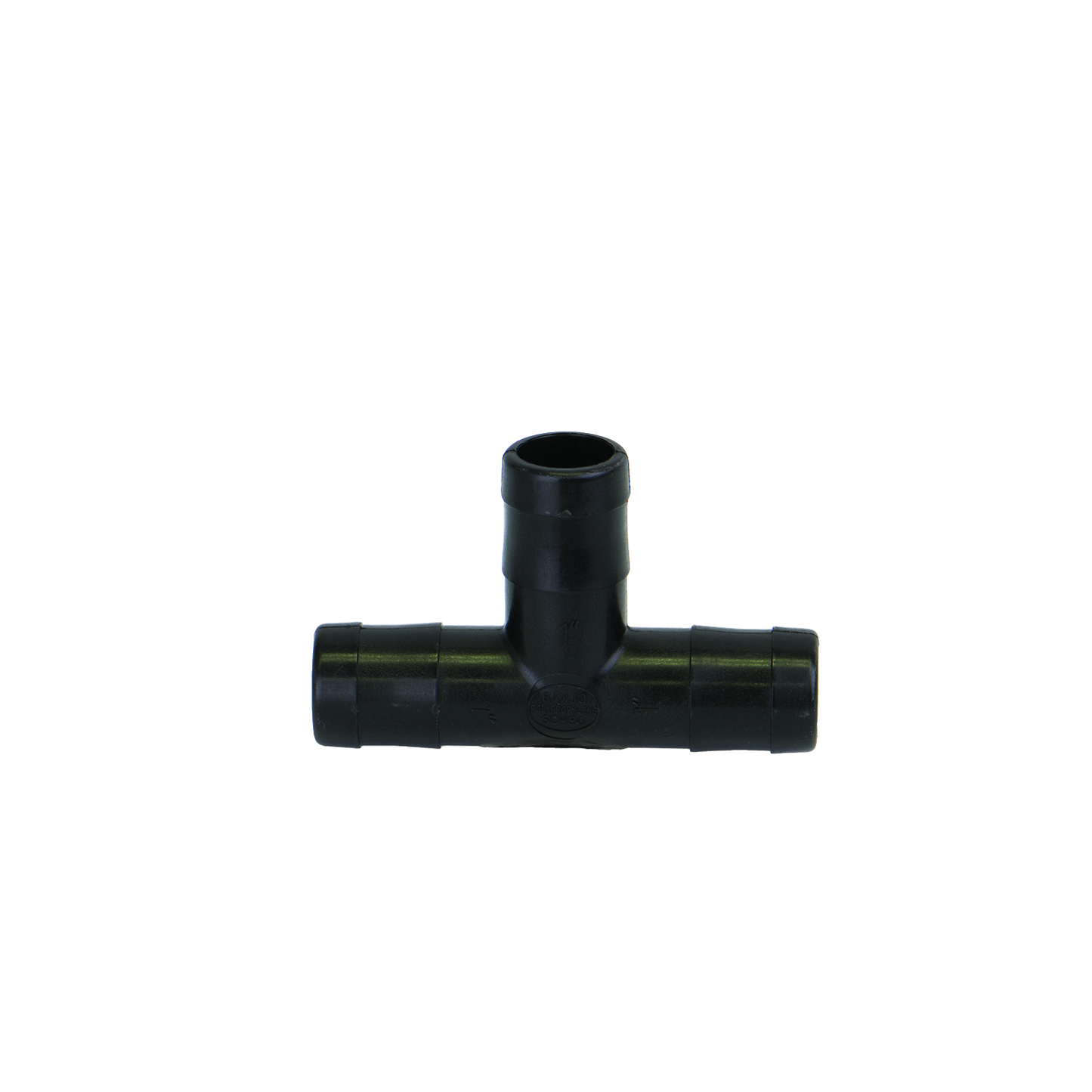 PP Tee 1-inch HB X 1-inch HB | HBT100 | Banjo Corporation | Category-Tee, Connector Type-HB, Material-Polypropylene