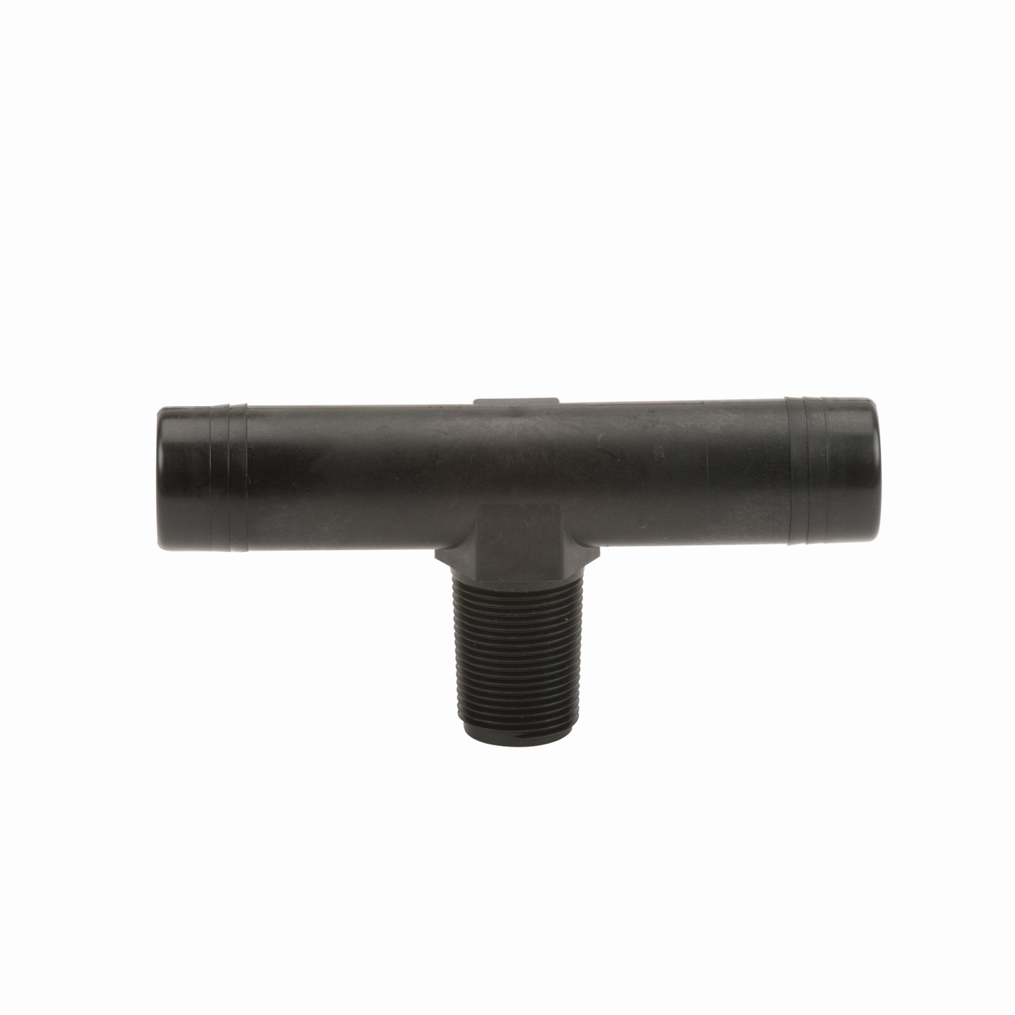 PP Tee Branch 1 1/2-inch HB X 1-inch MNPT | HBT150-100 | Banjo Corporation | Category-Tee, Connector Type-HB, Material-Polypropylene