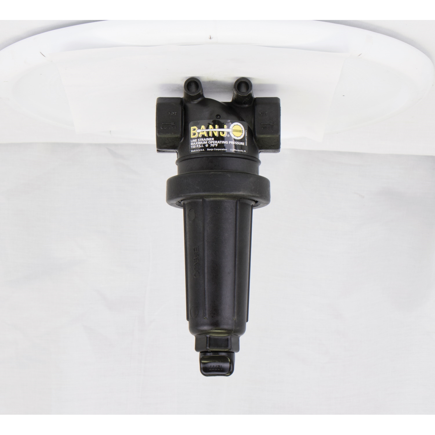 3/4-inch X 3/4-inch T Strainer w/ 16 Mesh SS Screen | LST075-16 | Banjo Corporation | Category-Line Strainer, Connector Type-Female NPT, Material-Polypropylene