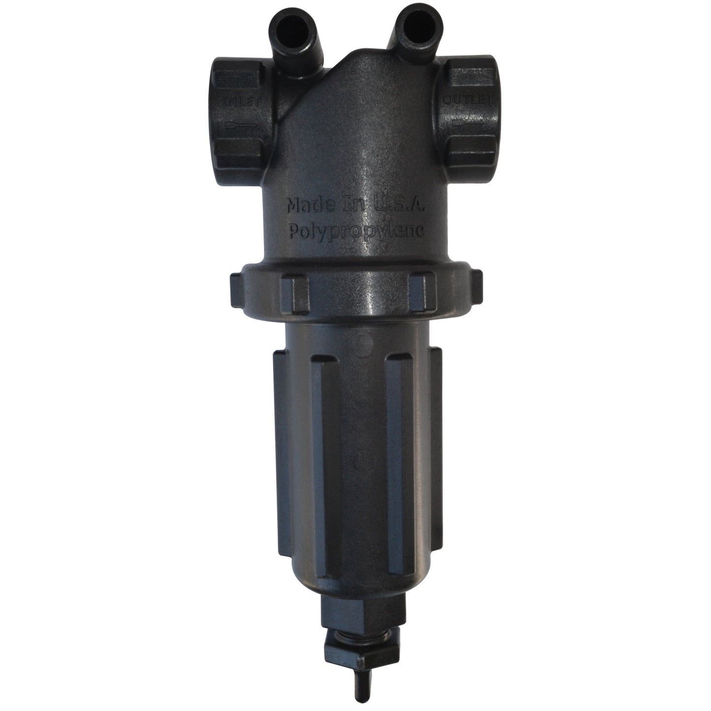 Line Strainer T 1 1/4-inch Female NPT 100 Mesh SS Screen | LST125100 | TerreMax | Category-Line Strainer, Connector Type-Female NPT, Material-Polypropylene