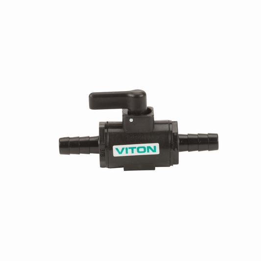 PP Valve Micro 3/8-inch FNPT X 3/8-inch FNPT | LV038V | Banjo Corporation | Category-Valve, Connector Type-Female NPT, Material-Polypropylene