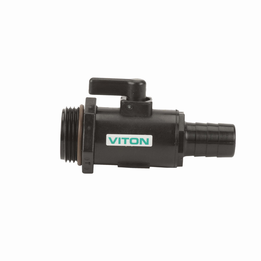 PP Valve Micro 3/4-inch HB X 1-inch MNPT | LVHB075100MTV | Banjo Corporation | Category-Valve, Connector Type-HB, Connector Type-Male NPT