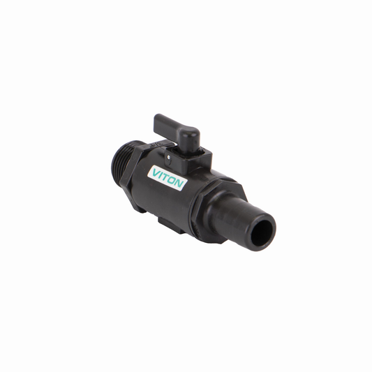 PP Valve Micro 3/4-inch MNPT X 3/4-inch HB | LVHB075MTV | Banjo Corporation | Category-Valve, Connector Type-HB, Connector Type-Male NPT