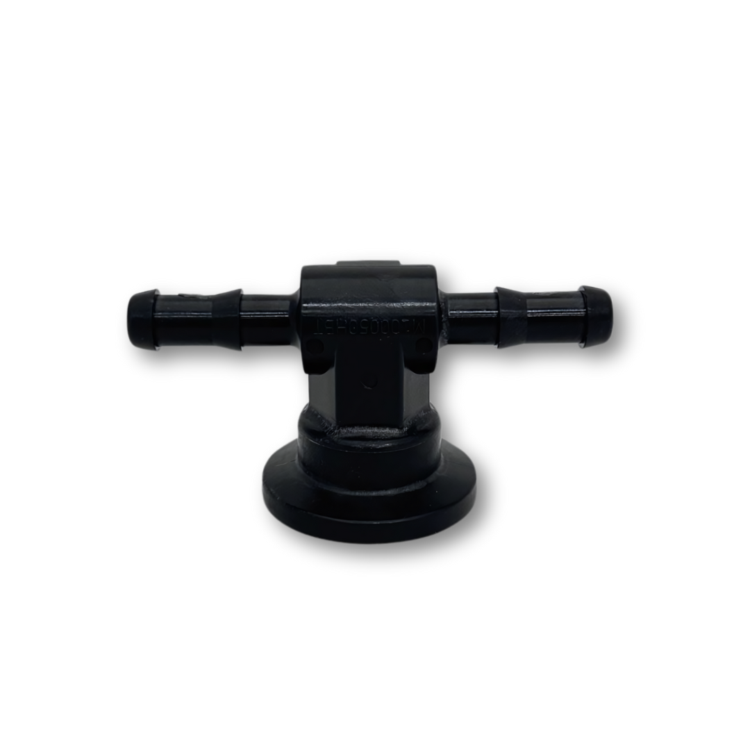 PP Tee Branch 1/2-inch HB X 1-inch FLG | M100050HBT | Banjo Corporation | Category-Tee, Connector Type-HB, Material-Polypropylene