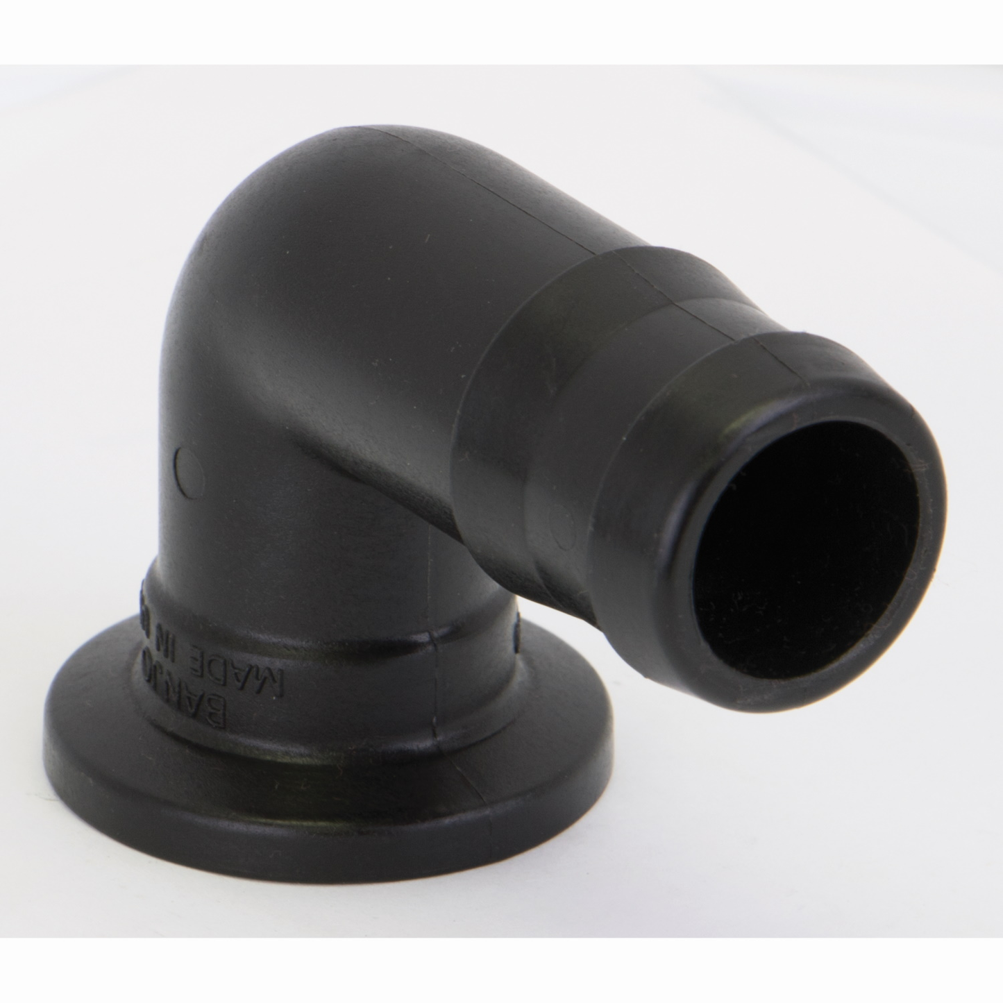 PP Elbow 90 DEG 1-inch FLG X 1 1/4-inch HB | M100125BRB90 | Banjo Corporation | Category-Elbow, Connector Type-HB, Connector Type-Manifold Flange