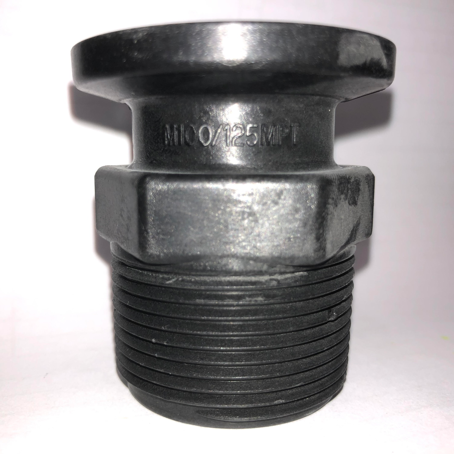 PP Adapter 1-inch Flange X 1 1/4-inch MNPT | M100125MPT | TerreMax | Category-Adapter, Connector Type-Male NPT, Connector Type-Manifold Flange