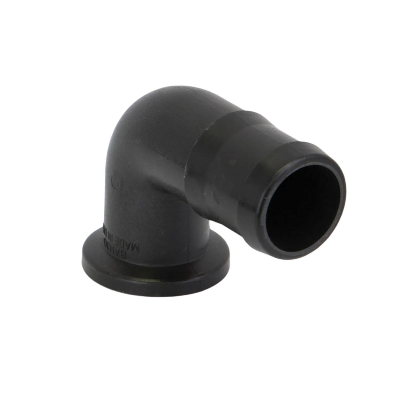 PP Elbow 90 DEG 1-inch FLG X 1 1/2-inch HB | M100150BRB90 | Banjo Corporation | Category-Elbow, Connector Type-HB, Connector Type-Manifold Flange