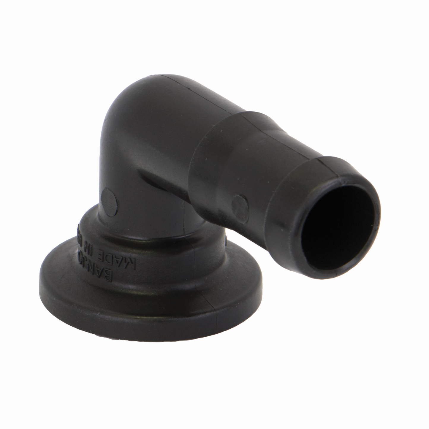 PP Elbow 90 DEG 1-inch FLG X 1-inch HB | M100BRB90 | Banjo Corporation | Category-Elbow, Connector Type-HB, Connector Type-Manifold Flange