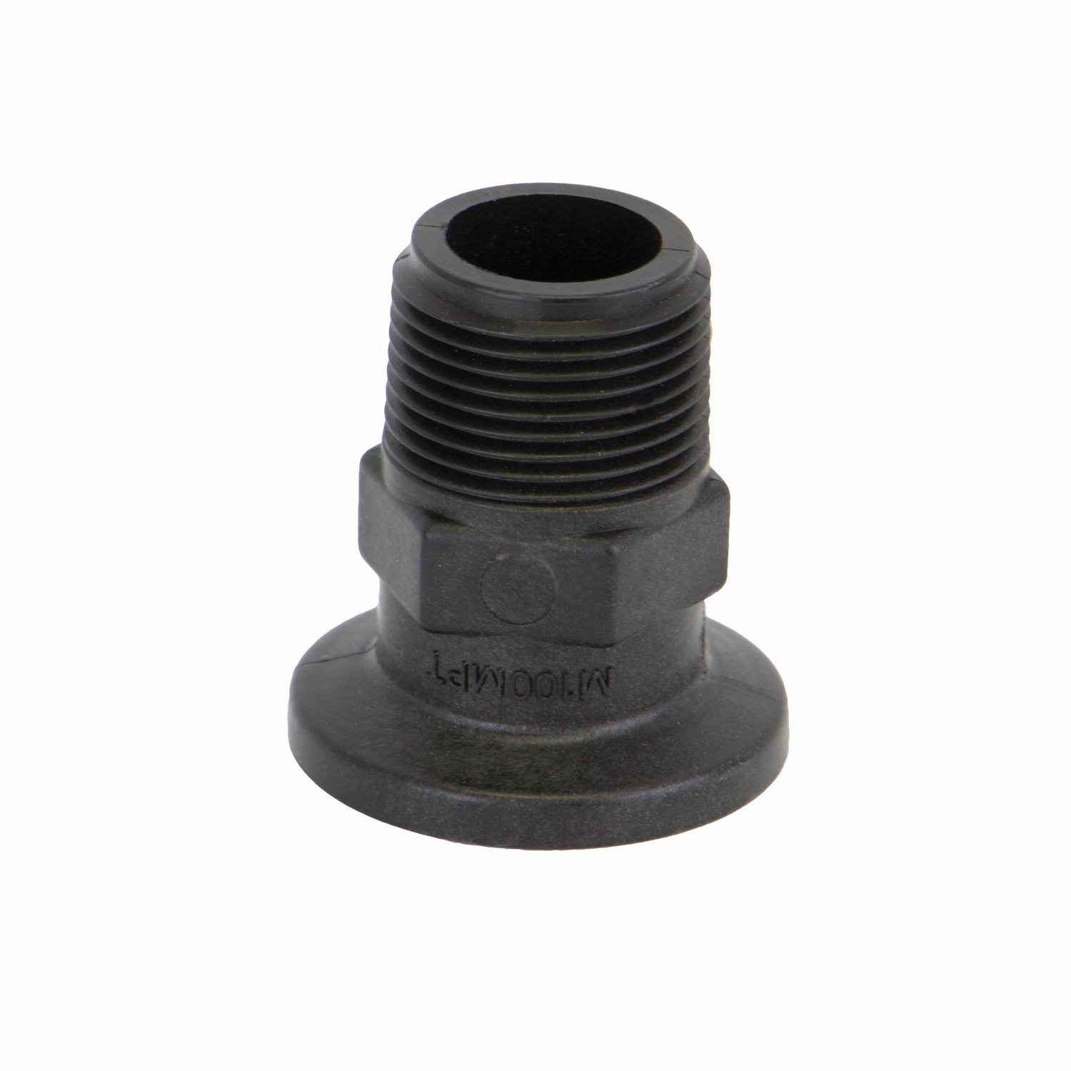 PP Adapter 1-inch FLG X 1-inch MNPT | M100MPT | Banjo Corporation | Category-Adapter, Connector Type-Male NPT, Connector Type-Manifold Flange