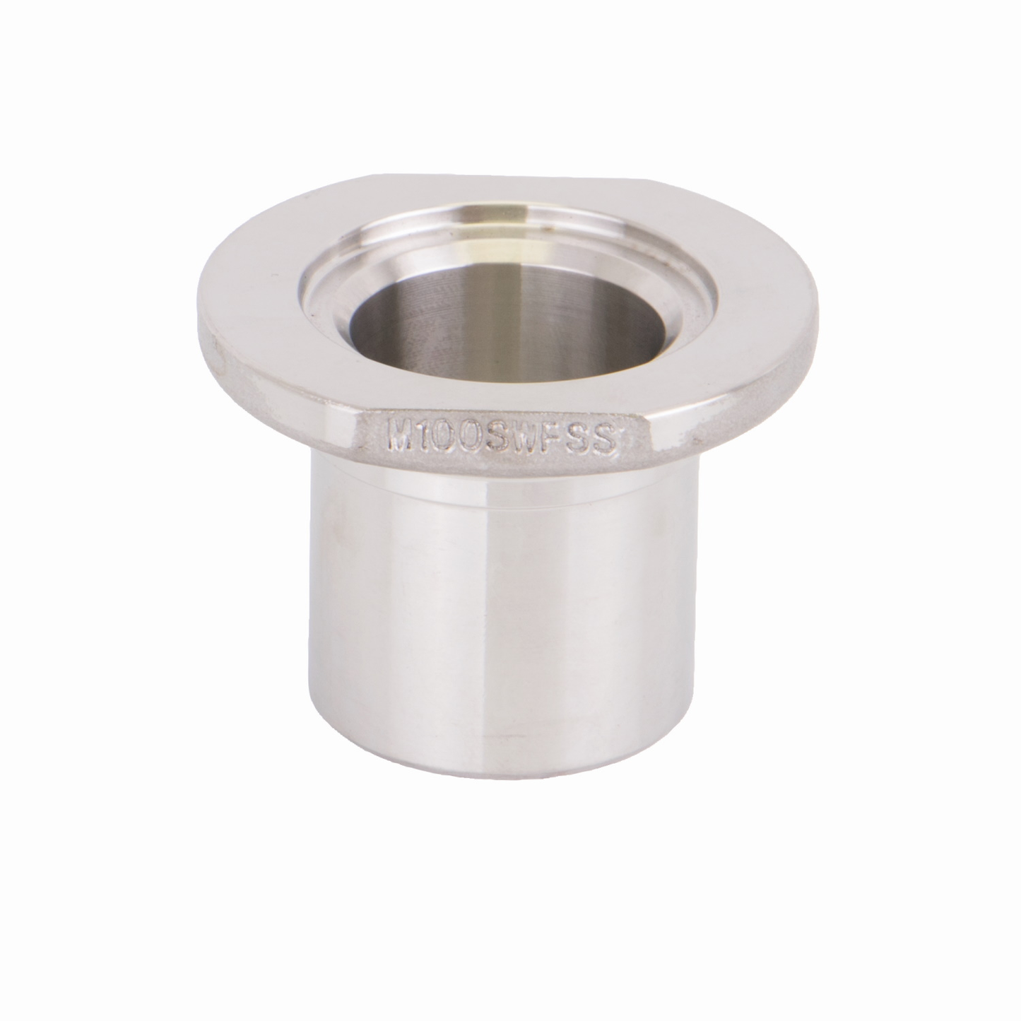 1-inch SS Flange X 1-inch Socket Weld Fitting | M100SWFSS | Banjo Corporation | Category-Adapter, Connector Type-Manifold Flange, Connector Type-Socket Weld