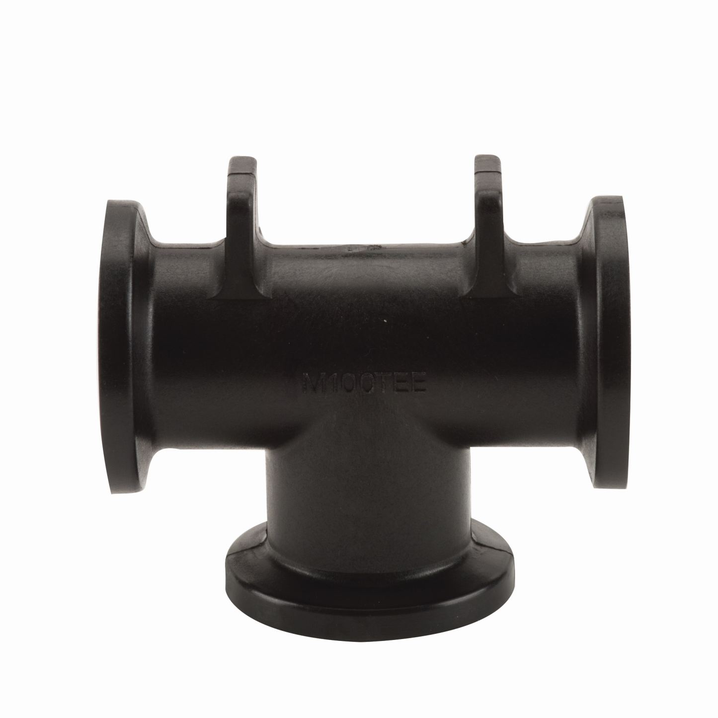 PP Tee 1-inch FLG X 1-inch FLG | M100TEE | Banjo Corporation | Category-Tee, Connector Type-Manifold Flange, Material-Polypropylene