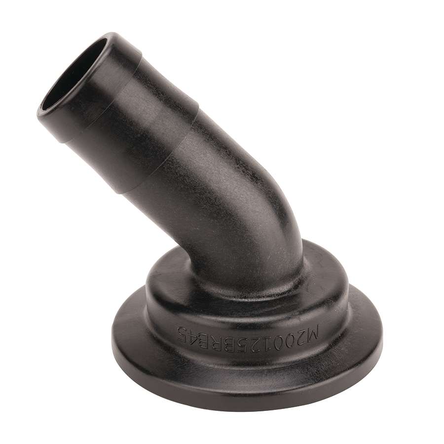 PP Elbow 45 DEG 2-inch FLG X 1 1/4-inch HB | M200125BRB45 | Banjo Corporation | Category-Elbow, Connector Type-HB, Connector Type-Manifold Flange