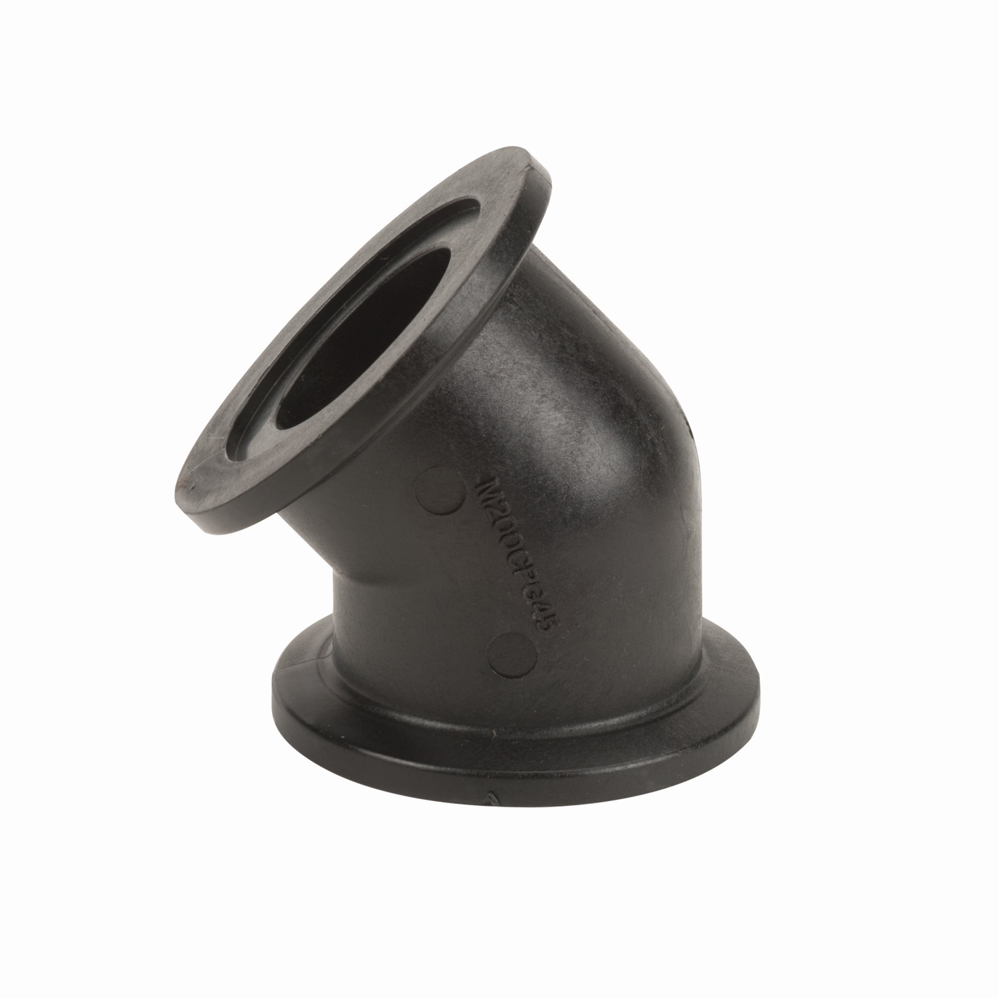 PP Elbow 45 DEG 2-inch FLG X 2-inch FLG | M200CPG45 | Banjo Corporation | Category-Elbow, Connector Type-Manifold Flange, Material-Polypropylene