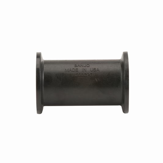 PP Adapter 4 1/2-inch Long 2-inch FLG X 2-inch FLG | M200CPG | Banjo Corporation | Category-Adapter, Connector Type-Manifold Flange, Material-Polypropylene