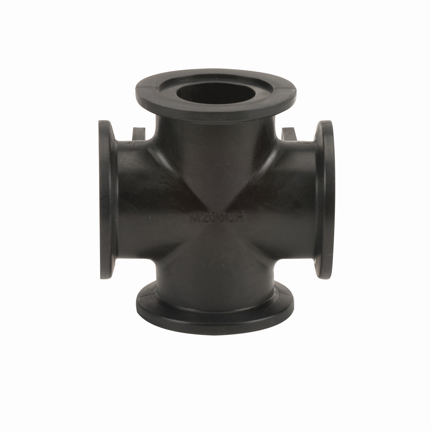 2-inch Flanged Cross | M200CR | Banjo Corporation | Category-Cross, Connector Type-Manifold Flange, Material-Polypropylene