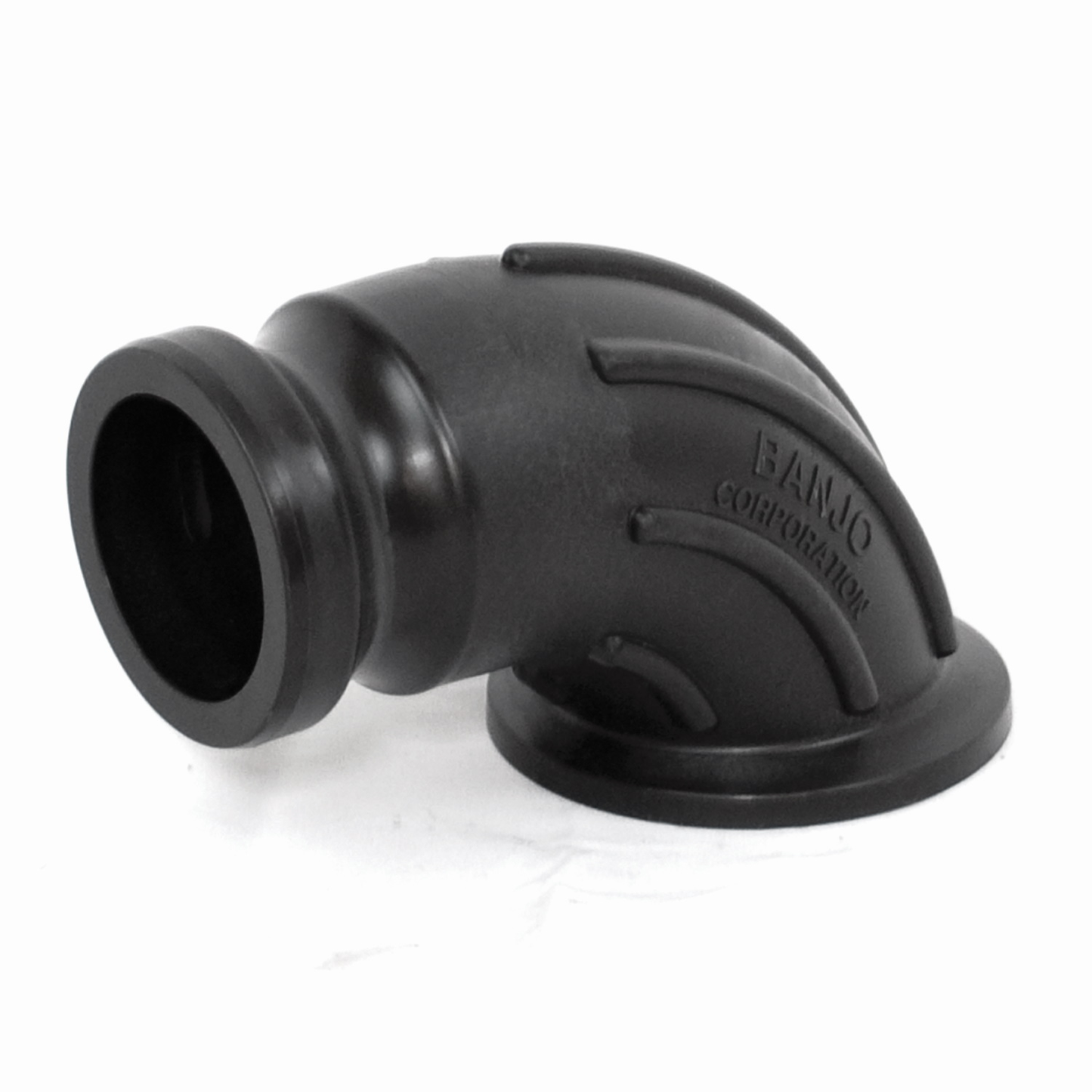 PP Sweep 90 DEG 2-inch FP FLG X 2-inch MQDC | M220ASWP90 | Banjo Corporation | Category-Sweep, Connector Type-Full Port, Connector Type-Male QDC