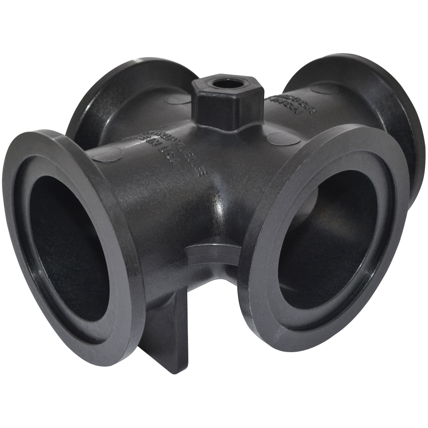 2-inch FP Flanged Cross | M220CR | TerreMax | Category-Cross, Connector Type-Full Port, Connector Type-Manifold Flange