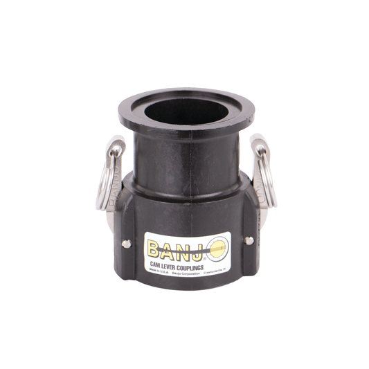 PP Adapter 2-inch FP FLG X 2-inch FQDC | M220D | Banjo Corporation | Category-Adapter, Connector Type-Female QDC, Connector Type-Full Port