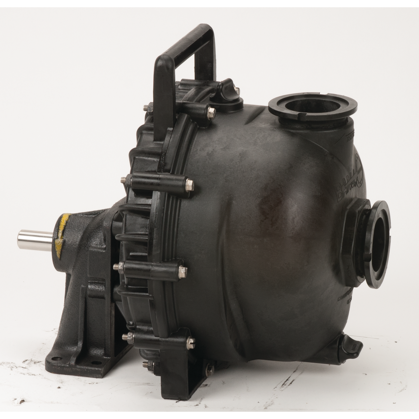 3-inch Poly Manifold Bearing Pedestal w/ 3/4-inch Shaft & 4VN IMPE | M300PB | Banjo Corporation | Category-Pump, Connector Type-Manifold Flange, Material-Polypropylene