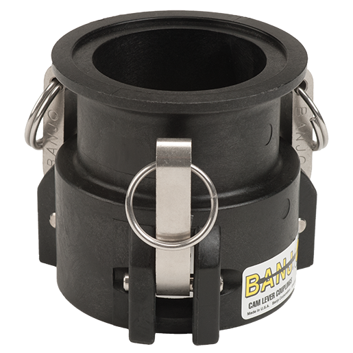 PP Adapter 3-inch FLG X 3-inch FQDC | M303D | Banjo Corporation | Category-Adapter, Connector Type-Female QDC, Connector Type-Manifold Flange