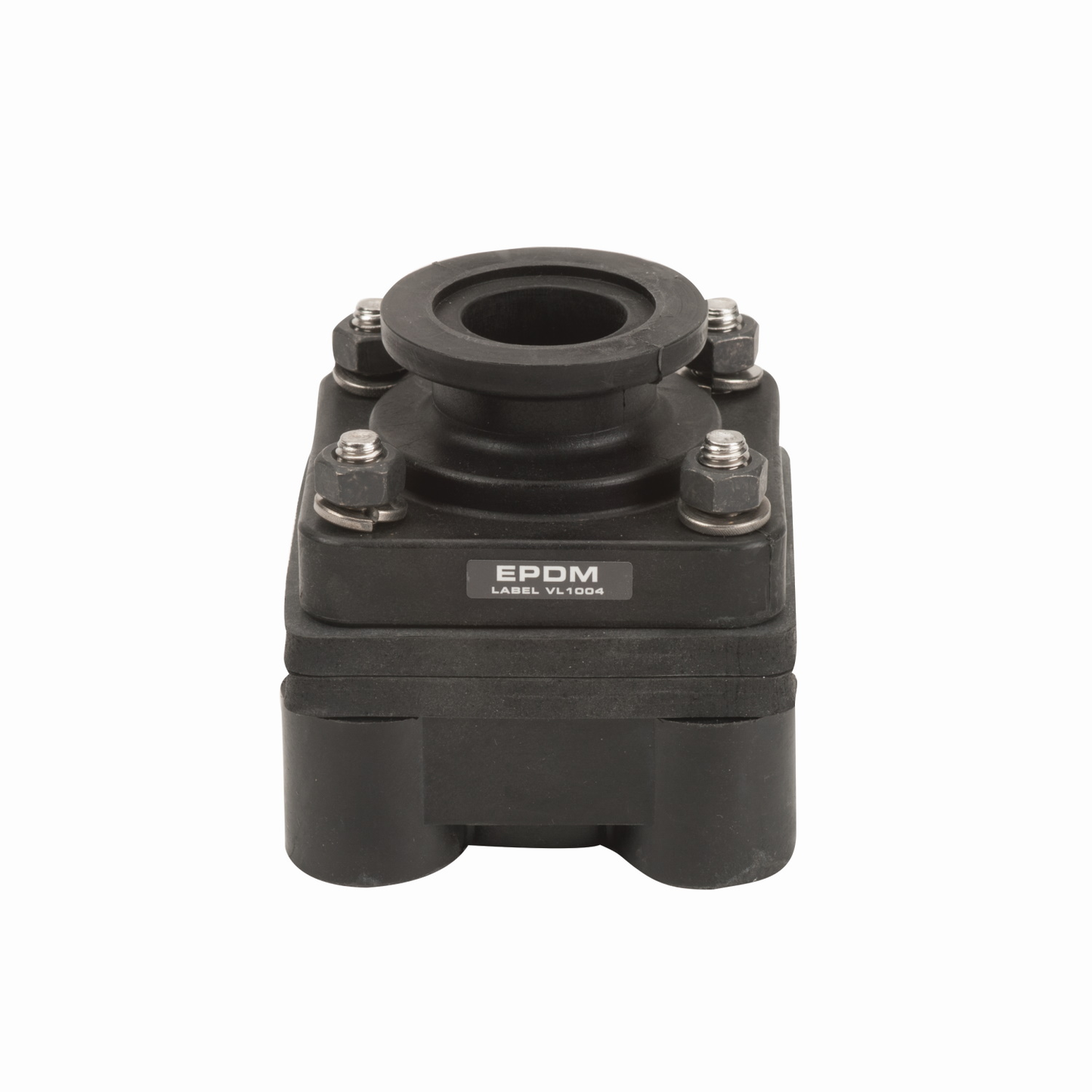 1-inch Flange X 1-inch Female Thread Bolted Tank Fitting w/ E | MBF100 | Banjo Corporation | Category-Bulkhead, Connector Type-Manifold Flange, Material-Polypropylene