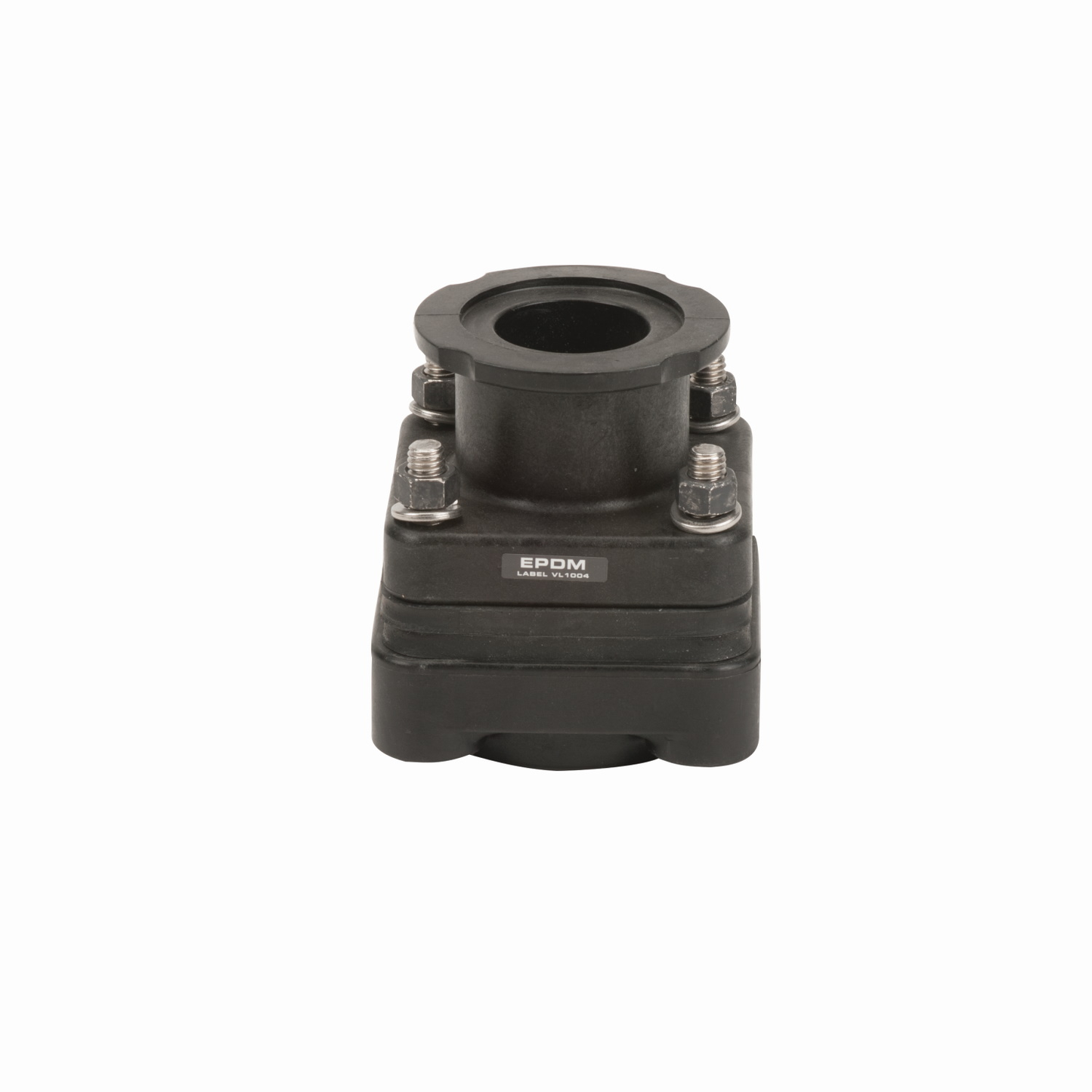 2-inch Flange X 2-inch Female Thread Bolted Tank Fitting w/ EPDM | MBF200 | Banjo Corporation | Category-Bulkhead, Connector Type-Manifold Flange, Material-Polypropylene