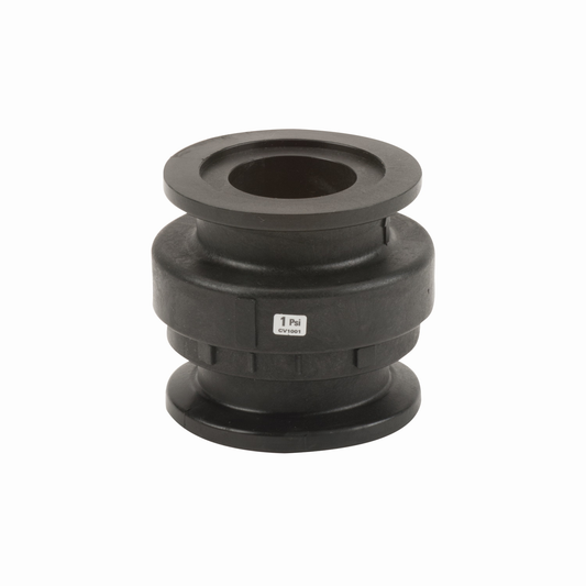 2-inch Flanged Check Valve | MCV200 | Banjo Corporation | Category-Valve, Connector Type-Manifold Flange, Material-Polypropylene