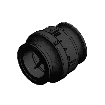 3-inch FP Manifold Check Valve w/ 1/2# SpRing | MCV301 | Banjo Corporation | Category-Valve, Connector Type-Manifold Flange, Material-Polypropylene