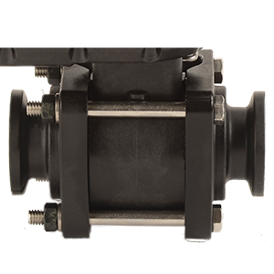 1-inch MEVX Bolted Valve Only EPDM | MEVX101EX | Banjo Corporation | Category-Valve, Connector Type-Manifold Flange, Material-Polypropylene