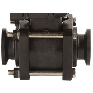 1-inch MEVX Bolted Poly Ball EPDM | MEVX101PBX | Banjo Corporation | Category-Valve, Connector Type-Manifold Flange, Material-Polypropylene