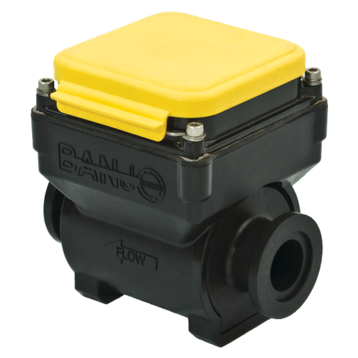 1-inch FP Manifold Flow Meter | MFM100 | Banjo Corporation | Category-Flow Meter, Connector Type-Manifold Flange, Material-Polypropylene