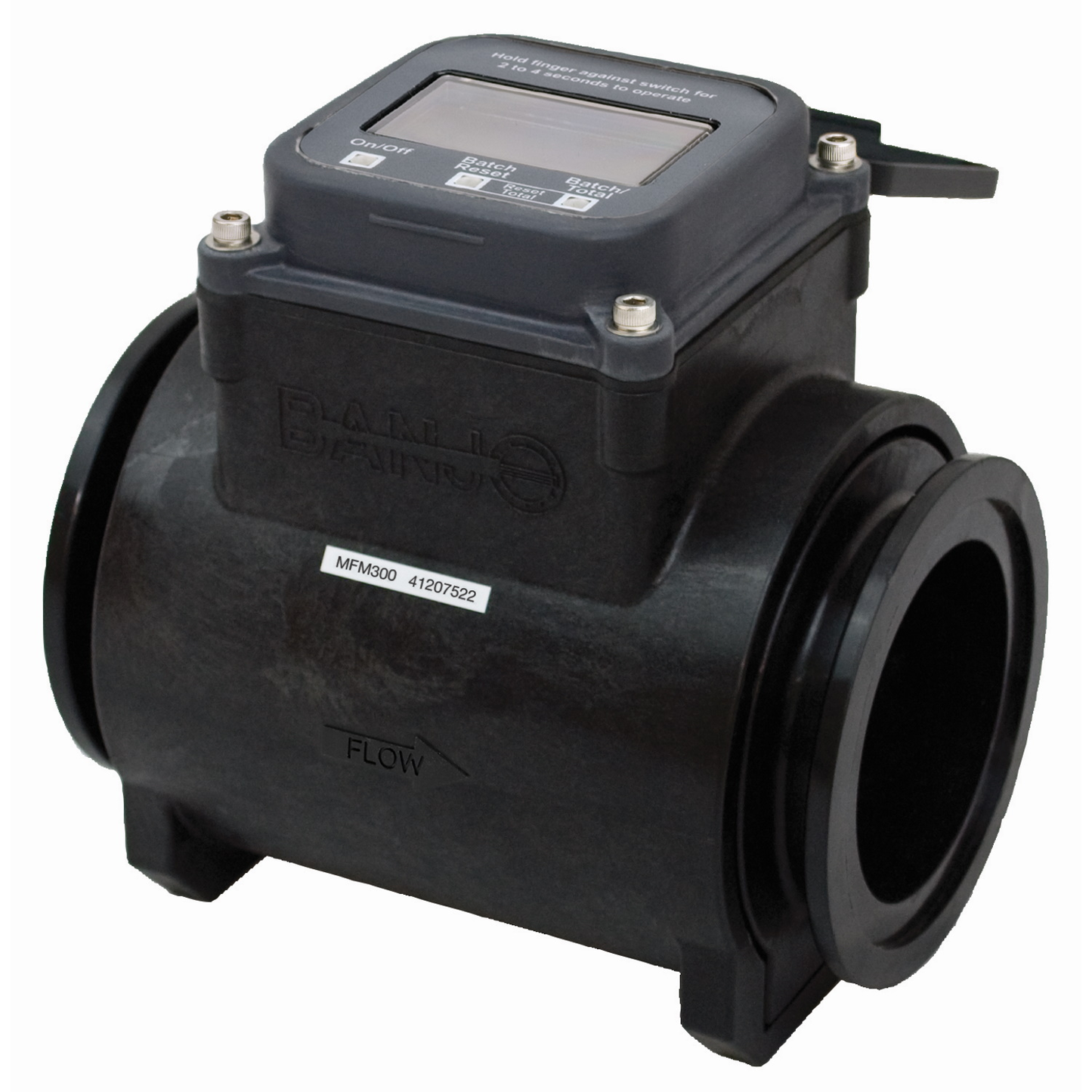 3-inch FP Flow Meter | MFM300 | Banjo Corporation | Category-Flow Meter, Connector Type-Manifold Flange, Material-Polypropylene